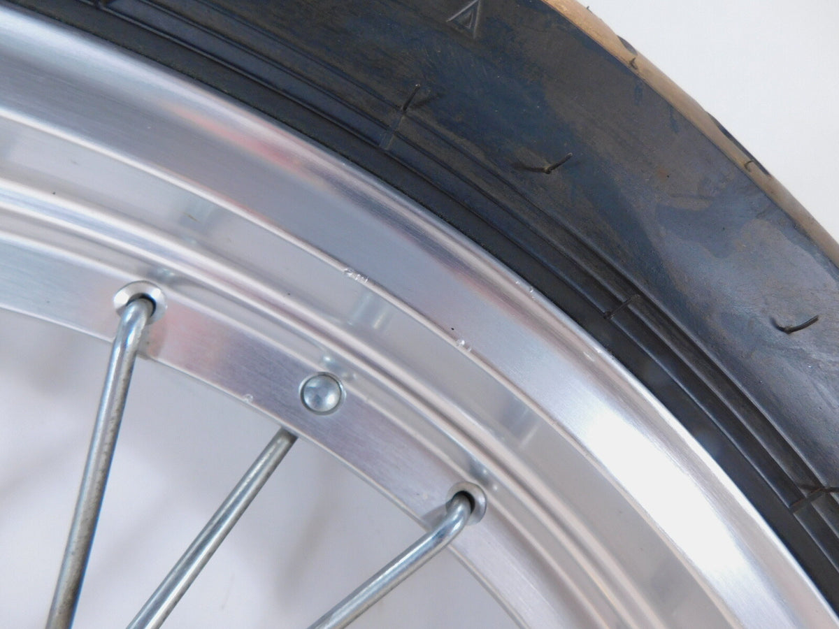 1986-1987 Honda Rebel 450 CMX450 CMX450C Laced Spoked Front Wheel Rim Hub & Tire - C3 Cycle