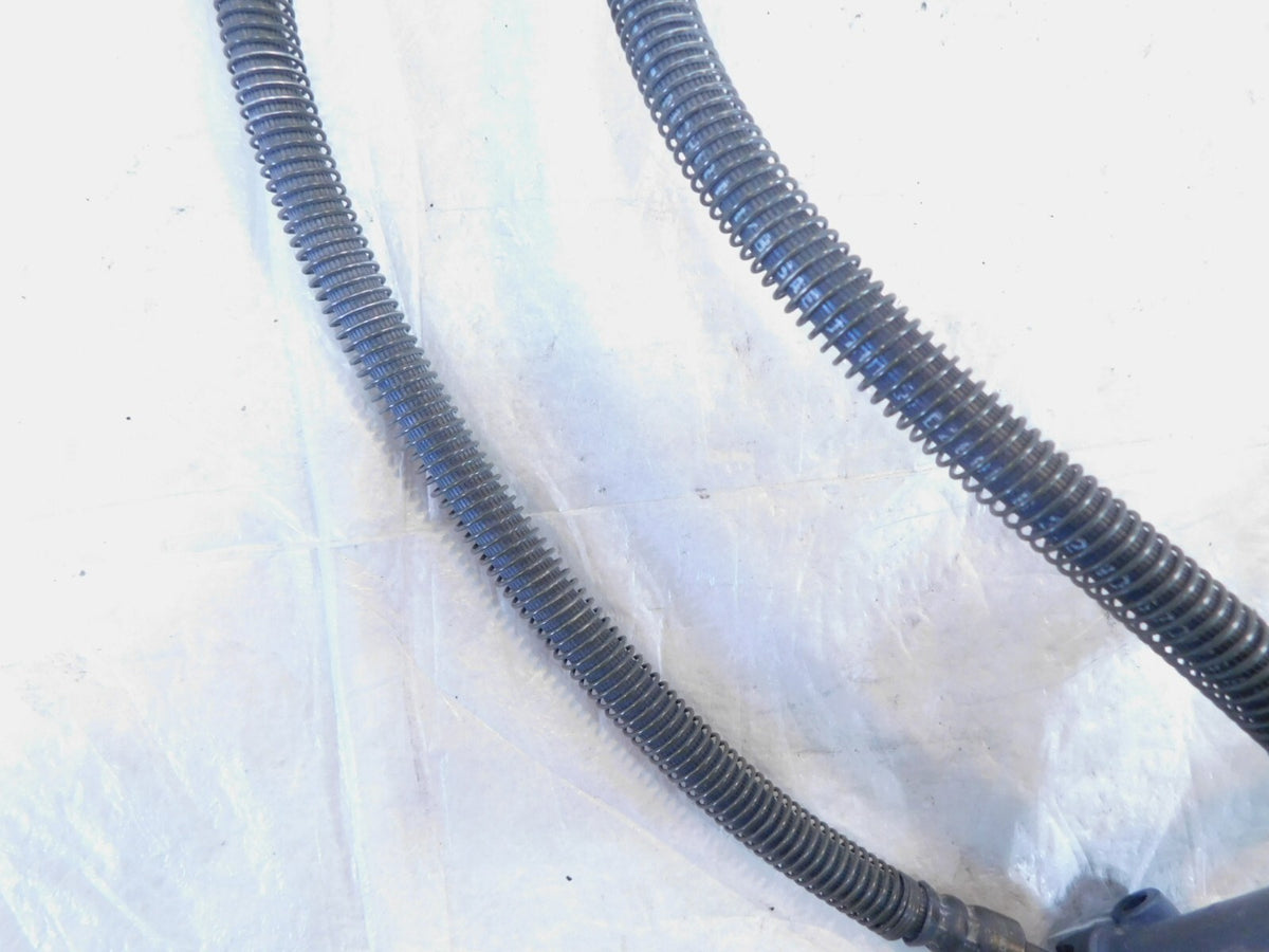 90-92 Kawasaki Ninja ZX-11 ZX1100 Front Wheel Brake Hose Pipe Lines w/ Splitter - C3 Cycle
