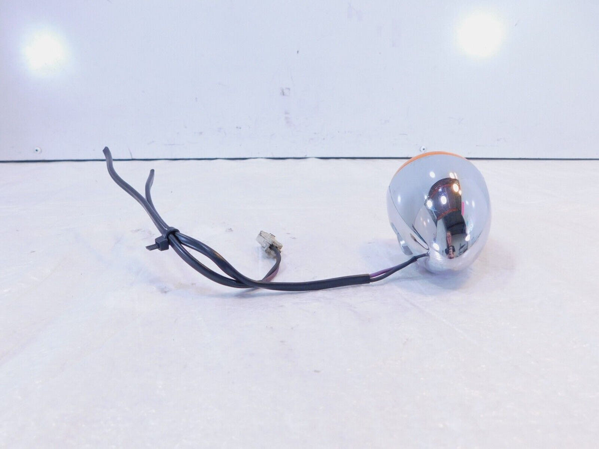 Harley Davidson Sportster Softail Dyna V-Rod Chrome Front Turn Signal Indicator - C3 Cycle