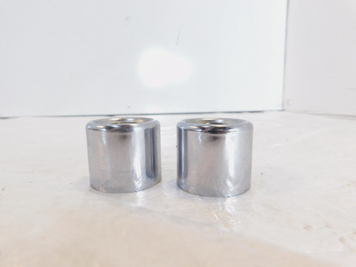 1986 1987 Harley Davidson Sportster XLH 1100 Chrome Upper Top Shock Bolt Covers - C3 Cycle
