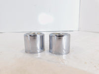 1986 1987 Harley Davidson Sportster XLH 1100 Chrome Upper Top Shock Bolt Covers - C3 Cycle