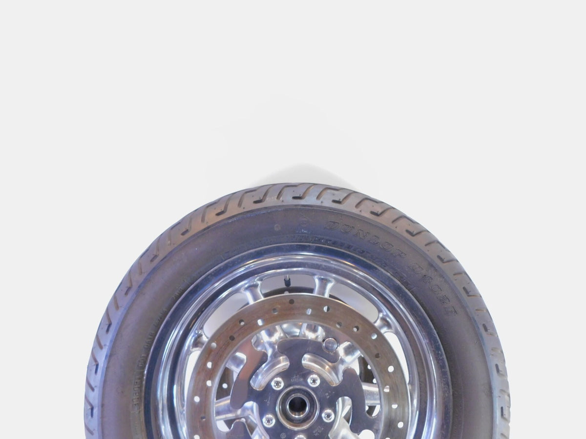 Harley Davidson Road Street & Electra Glide Chrome Cast Front Wheel Rim w/Tire - C3 Cycle