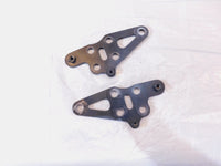 Pair Black 2008-2016 Polaris Victory Vision Engine Motor Mount Rear Brackets - C3 Cycle