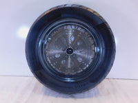 2000 2001 2002 & 2003 Indian Gilroy Scout Chrome Laced Rear Wheel Rim - Bent - C3 Cycle