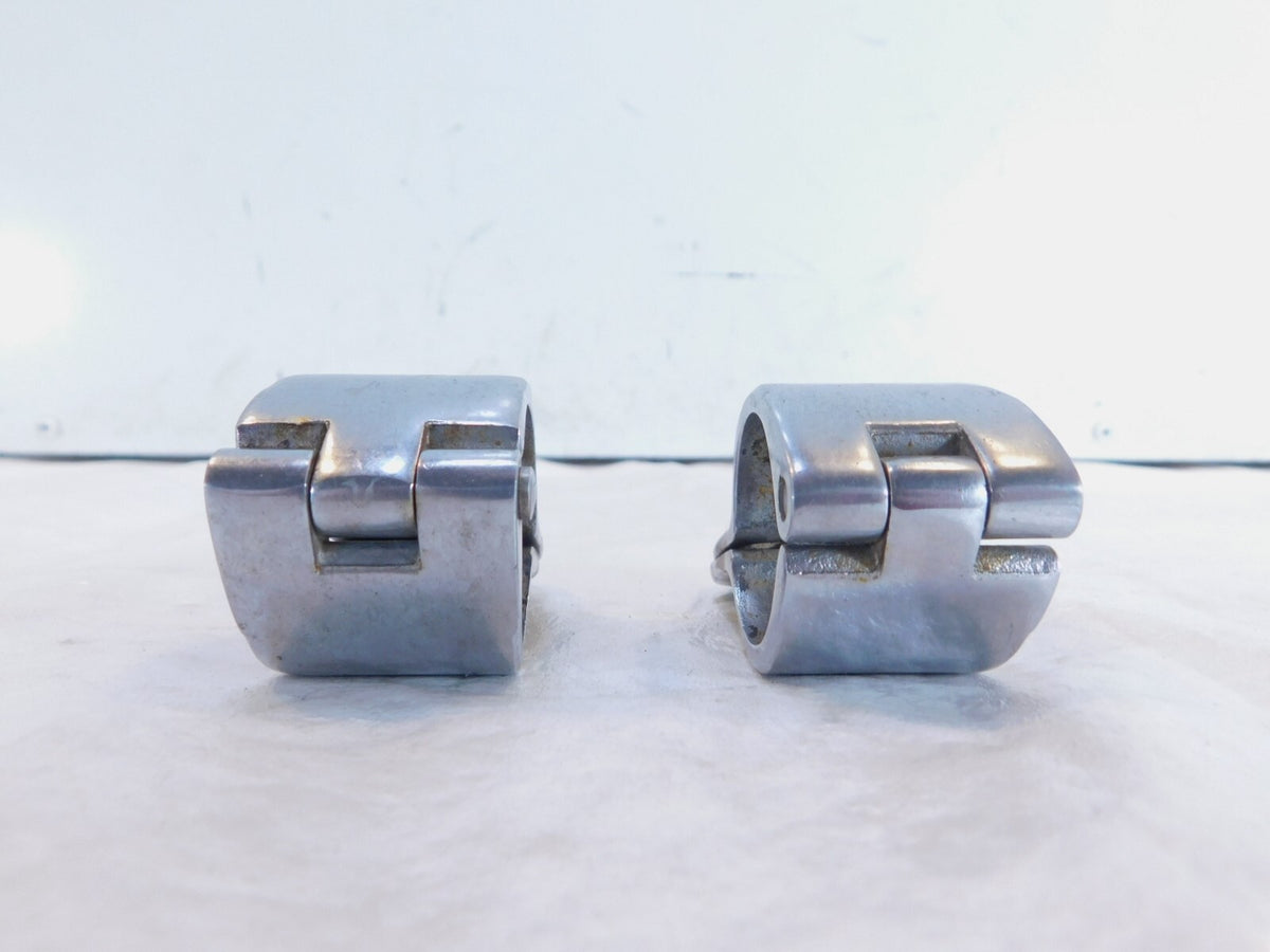 Harley Electra Glide & Road King Highway Footrest Footpeg Mount Clamp Brackets - C3 Cycle