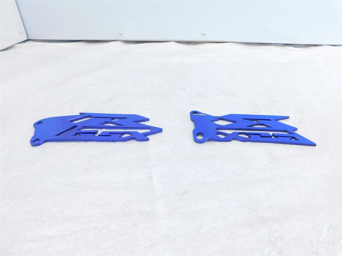 Suzuki GSXR600 GSX-R600 & GSXR750 Left/Right Front Foot Rest Peg Heel Guard Fins - C3 Cycle