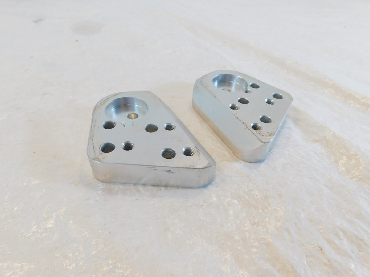 2005-2013 BMW R1200 R1200RT Left & Right Handlebar Riser Block Mount Brackets - C3 Cycle