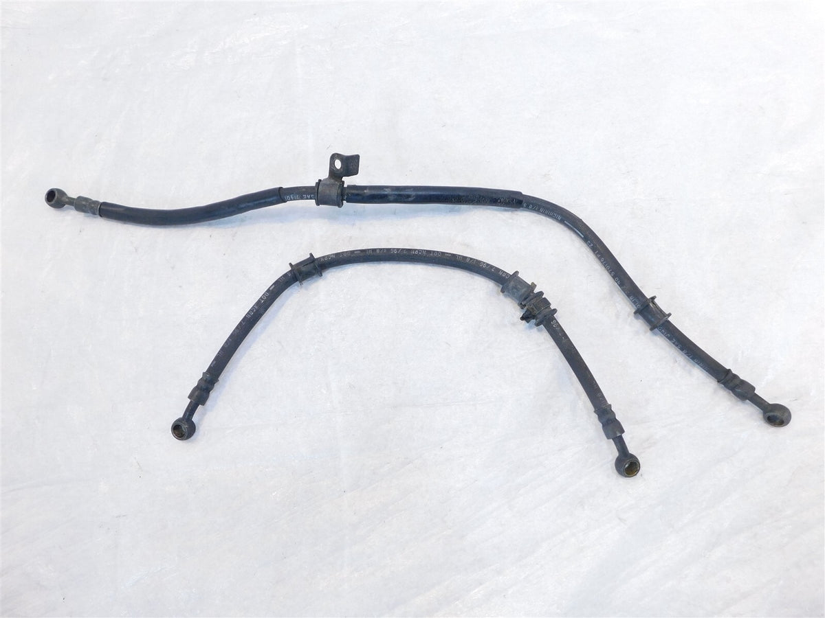 Suzuki GSXR600 GSX-R600 & GSXR750 GSX-R750 Front Wheel Brake Hose Pipe Lines - C3 Cycle