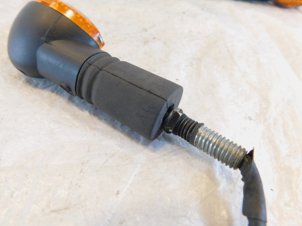 98-03 Triumph Thunderbird Sport 900 Left Right Black Indicator Turn Signal Lamps - C3 Cycle
