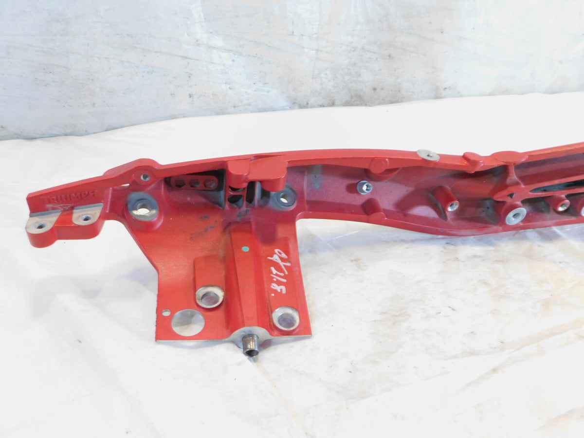 2013 2014 2015 2016 Triumph Street Triple R & RX Red Rear Left Subframe Rail - C3 Cycle