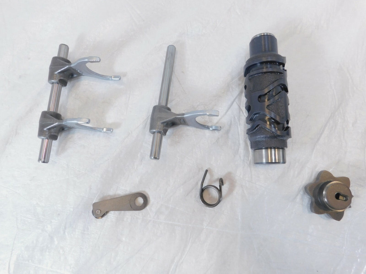 Indian Scout Bobber & 1200 Transmission Gears & Shifter Drum & Fork Assembly - C3 Cycle