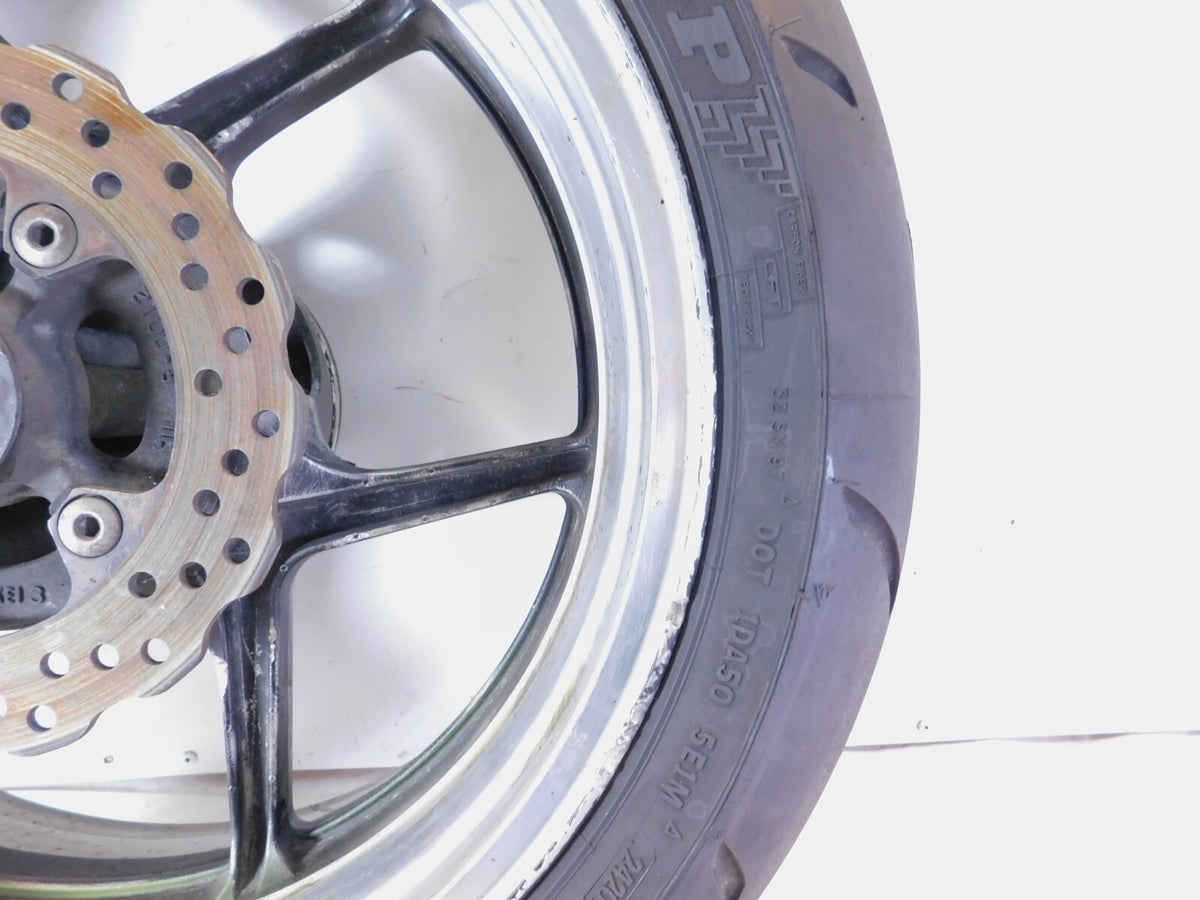 2007 07 Kawasaki Ninja ZX-10R ZX10R ZX1000 Rear Back Wheel Rim Hub & Brake Rotor - C3 Cycle