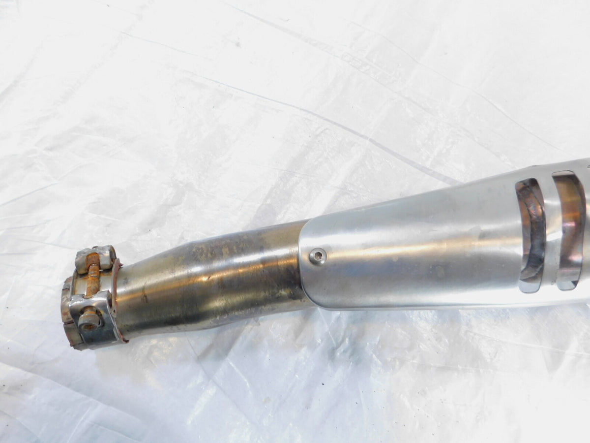 2002 MZ Skorpion Tour MZ660 660 Rear Right Engine Exhaust Muffler Pipe -Dented