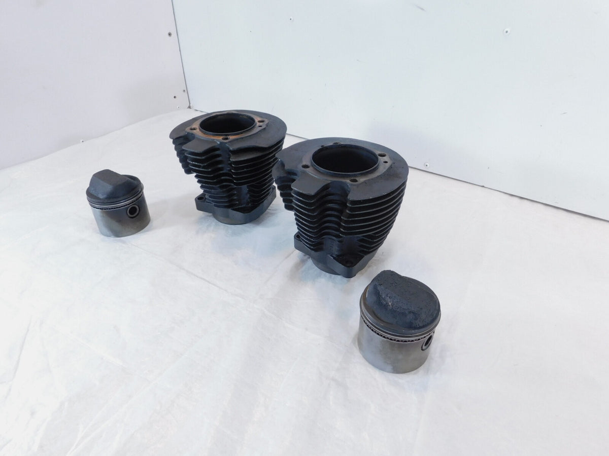1973-1985 Harley Davidson Ironhead Sportster 1000 Engine Motor Cylinders Pistons