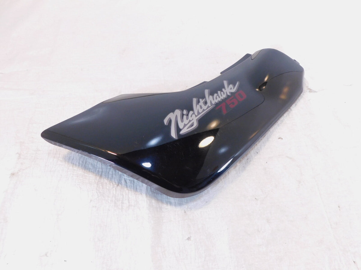 1991-1993 Honda Nighthawk 750 CB750 Black Left Side Cover Fairing Cowl Cowling - C3 Cycle