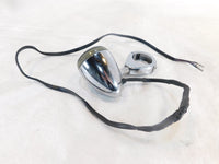 Harley Davidson Chrome Softail Dyna VRod Front Turn Signal Indicator w/ Bracket - C3 Cycle