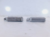 Harley Touring FXR Dyna Sportster & Softail Silver Knurled Footpegs Footrests - C3 Cycle