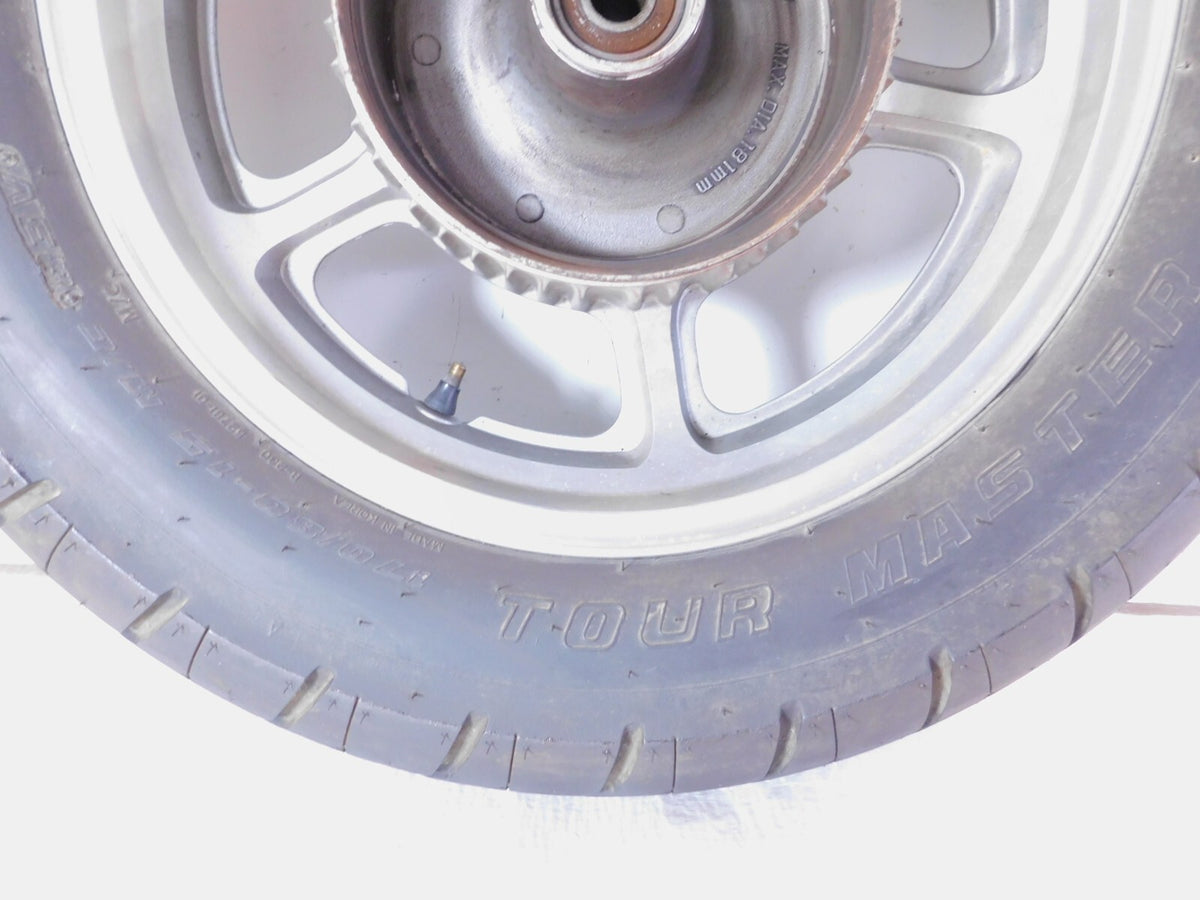 Honda VT1100 VT1100C Spirit Shadow 1100 Silver Rear Wheel 5 Spoke Rim & Tire - C3 Cycle
