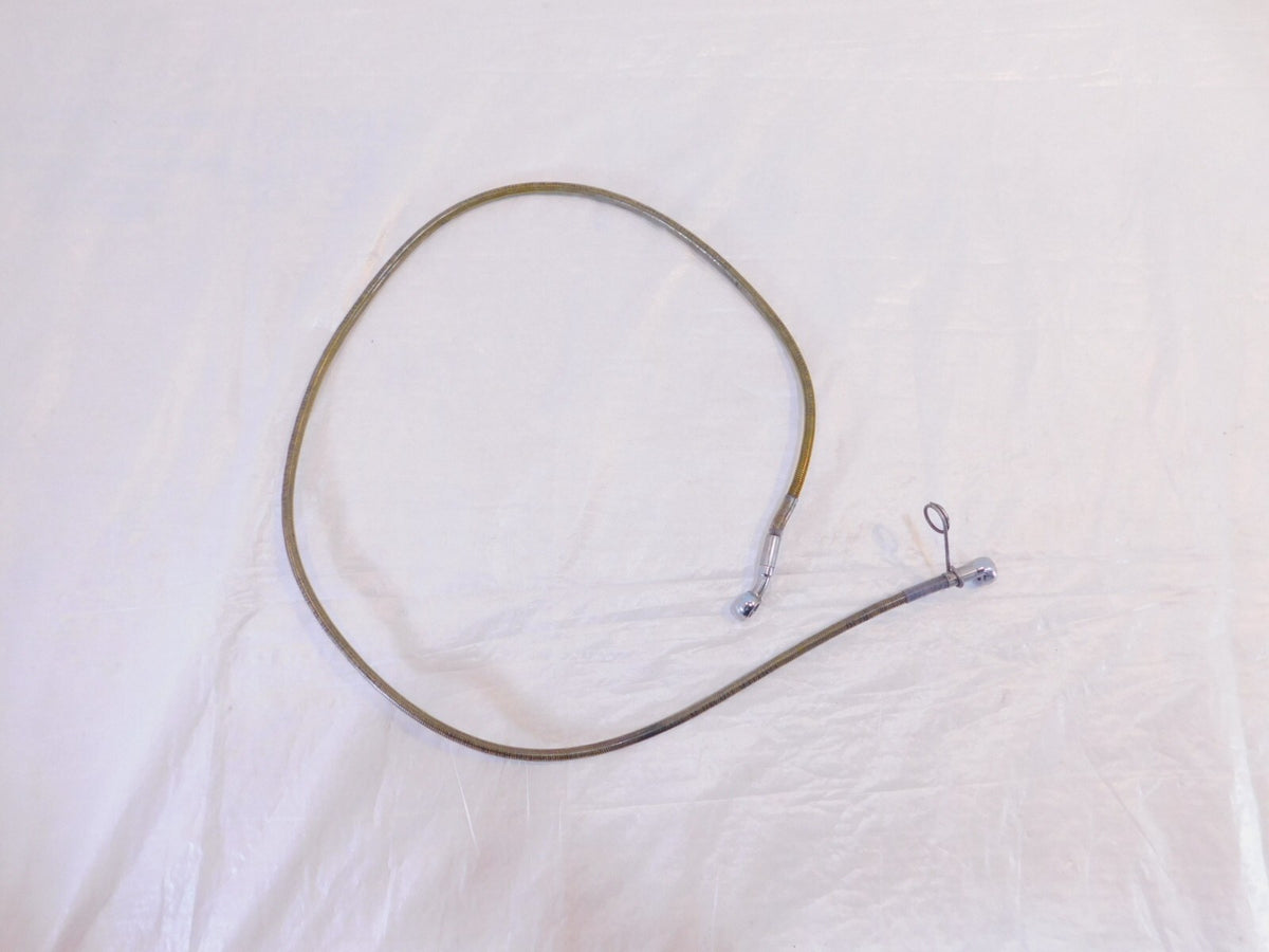 Harley Davidson Sportster 883 Hugger & 1200 Braided Front Brake Line Hose - C3 Cycle
