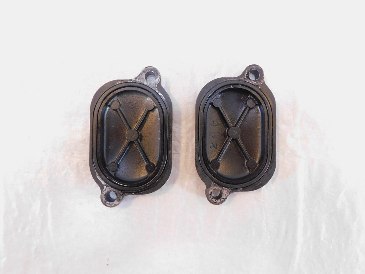 05-08 Suzuki Savage 650 LS650 Engine Motor Cylinder Head Inspection Cap Covers - C3 Cycle