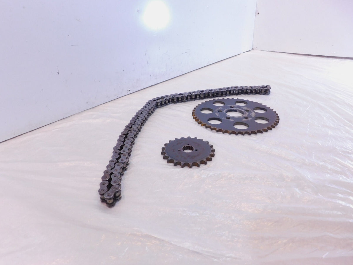 Set Harley Davidson Sportster 883 1000 1100 & 1200 Chain Drive Gear Sprockets