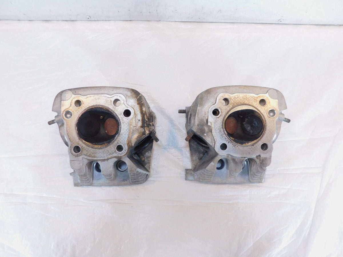 Harley Davidson Sportster 883 Hugger & Custom Silver Cylinder Heads w/ Valves - C3 Cycle