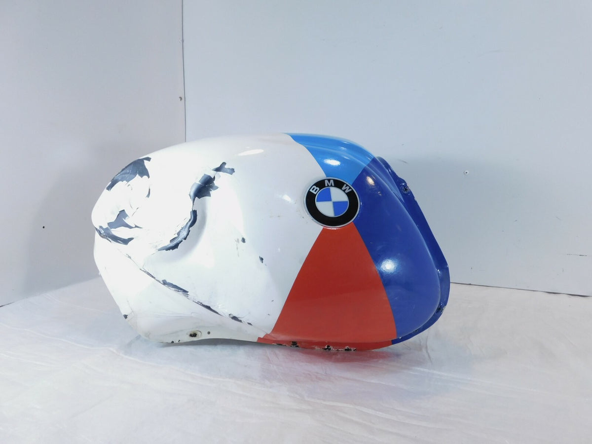 1995-2001 BMW R1100R R850R Red White & Blue Gas Petrol Fuel Tank Reservoir Dents - C3 Cycle