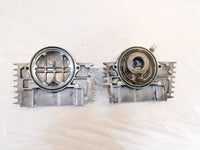 99-03 Yamaha V Star 1100 XVS1100 Custom Silver Front/Rear Cylinder Head Covers - C3 Cycle