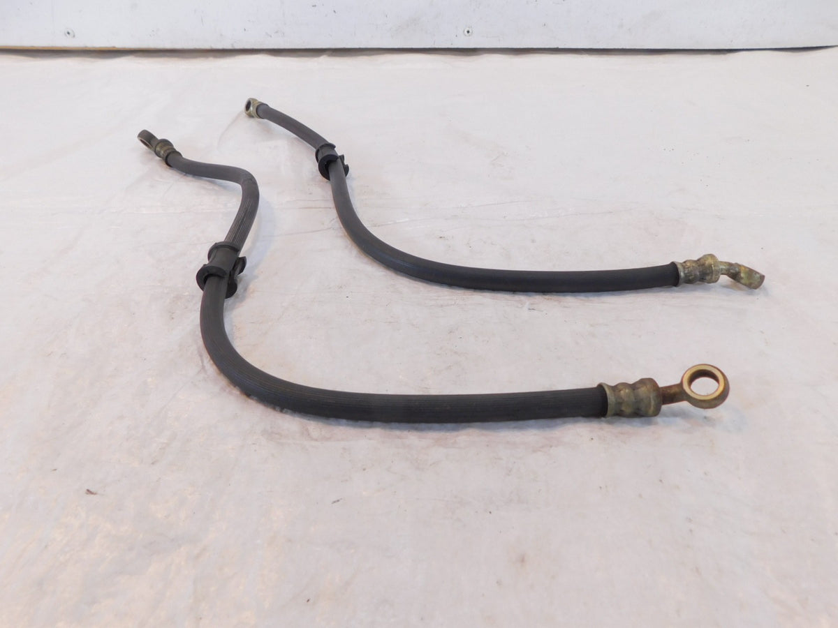 1982 82 Yamaha XJ750 Maxim 750 Front Brake Master Cylinder Brake Hose Pipe Lines - C3 Cycle
