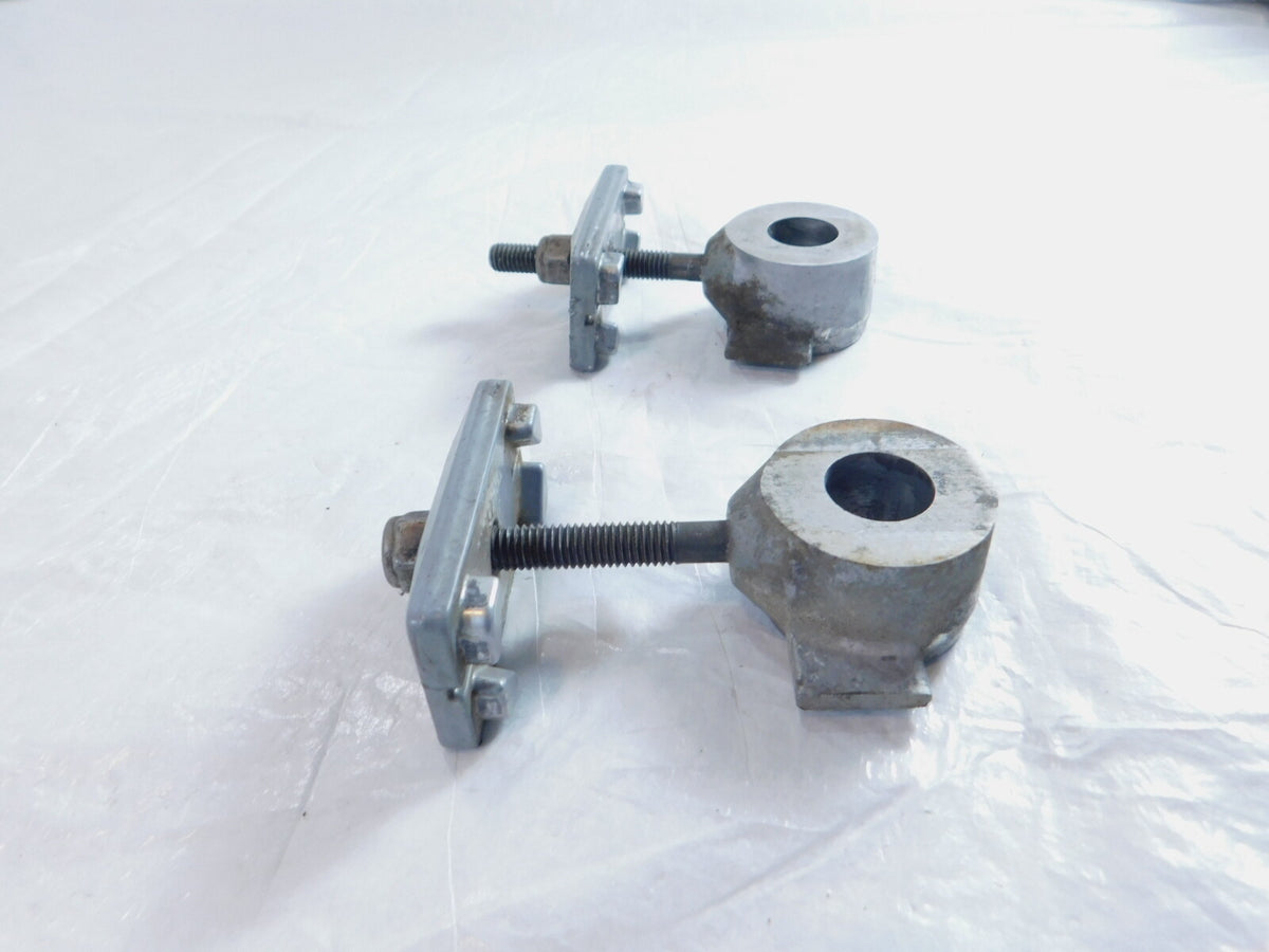 2002 MZ Skorpion Tour MZ660 660 Left & Right Rear Swingarm Axle Chain Adjusters
