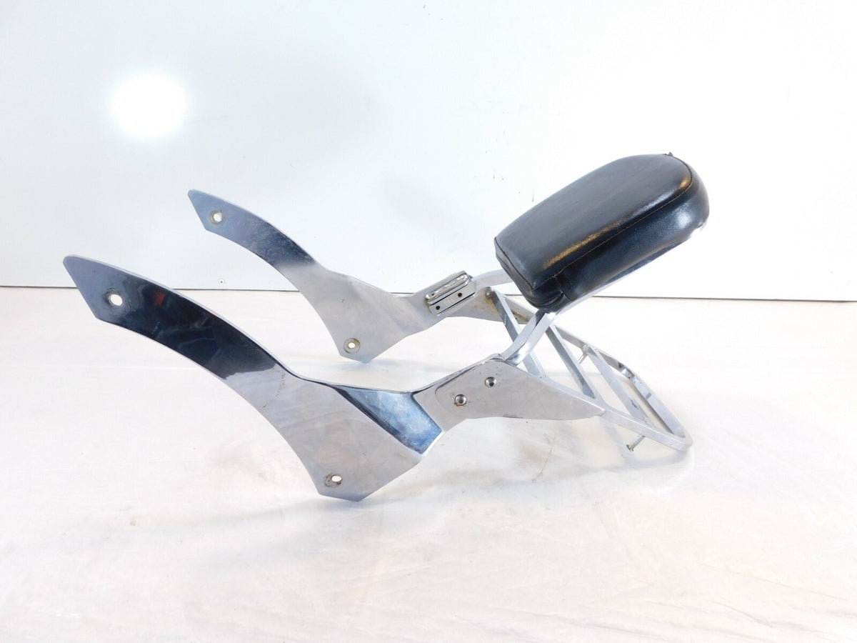 Yamaha V-Star 1100 XVS1100 Custom Rear Passenger Backrest Sissy Bar Luggage Rack - C3 Cycle
