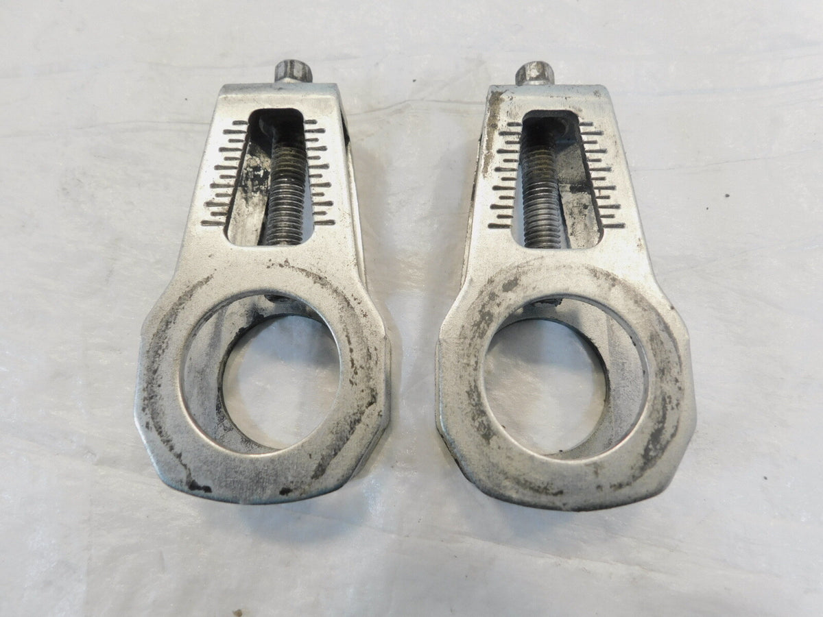 14-17 Ducati Monster 821 M821 Swingarm Rear Axle Chain Adjuster Puller Brackets - C3 Cycle