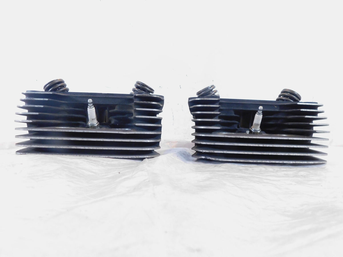 Harley Davidson Touring Softail & Dyna Black Cylinder Heads w/ Springs & Valves - C3 Cycle