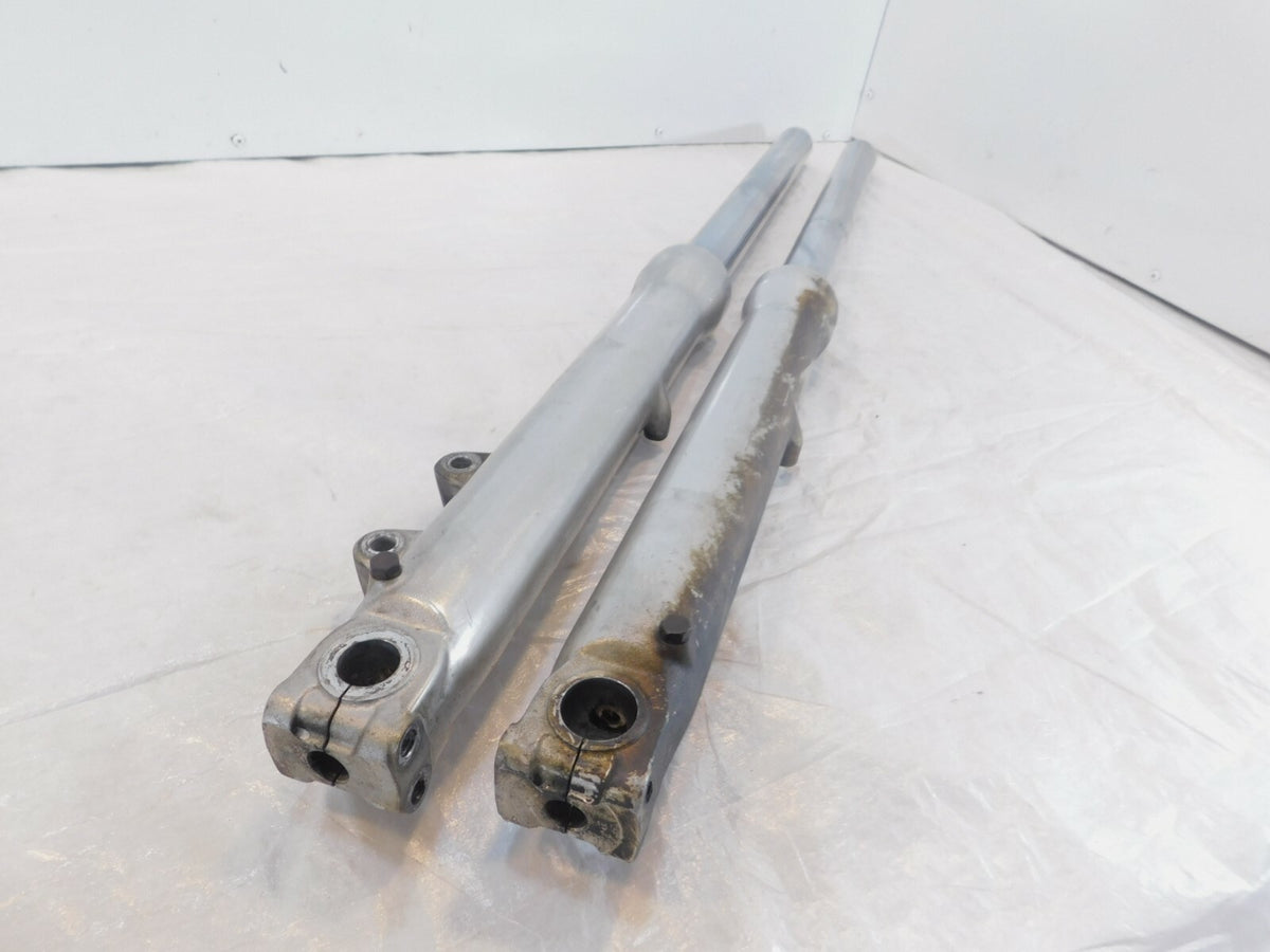 1992-1993 Honda VT1100 Shadow 1100 Silver Front End Suspension Fork Leg Shocks - C3 Cycle
