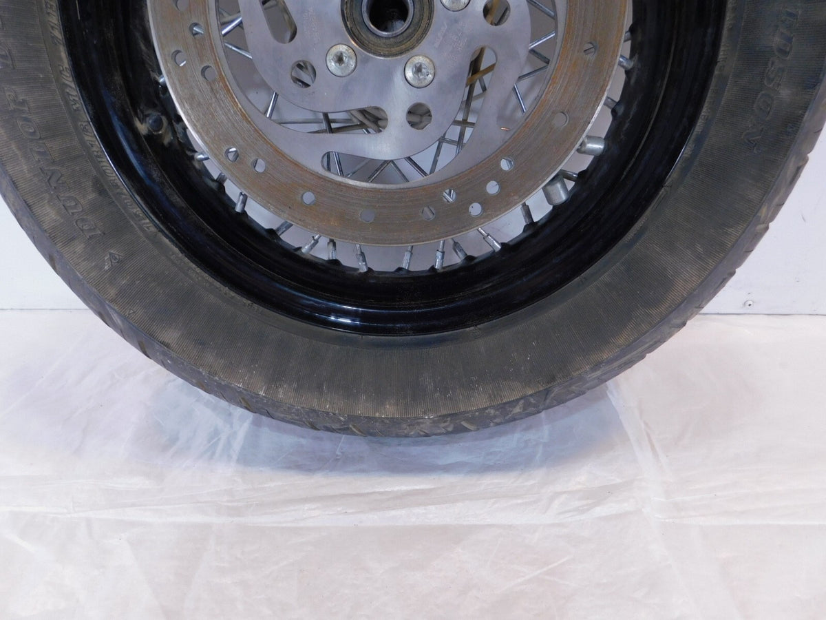 2007 Harley Davidson Sportster XL1200N 16" Black Laced Rear Wheel Rim & Tire - C3 Cycle