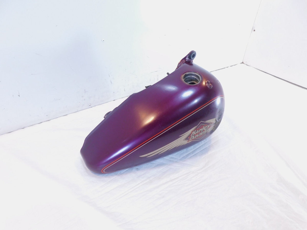 Harley Davidson Softail Night Train Custom Purple Right Gas Fuel Petrol Tank - C3 Cycle