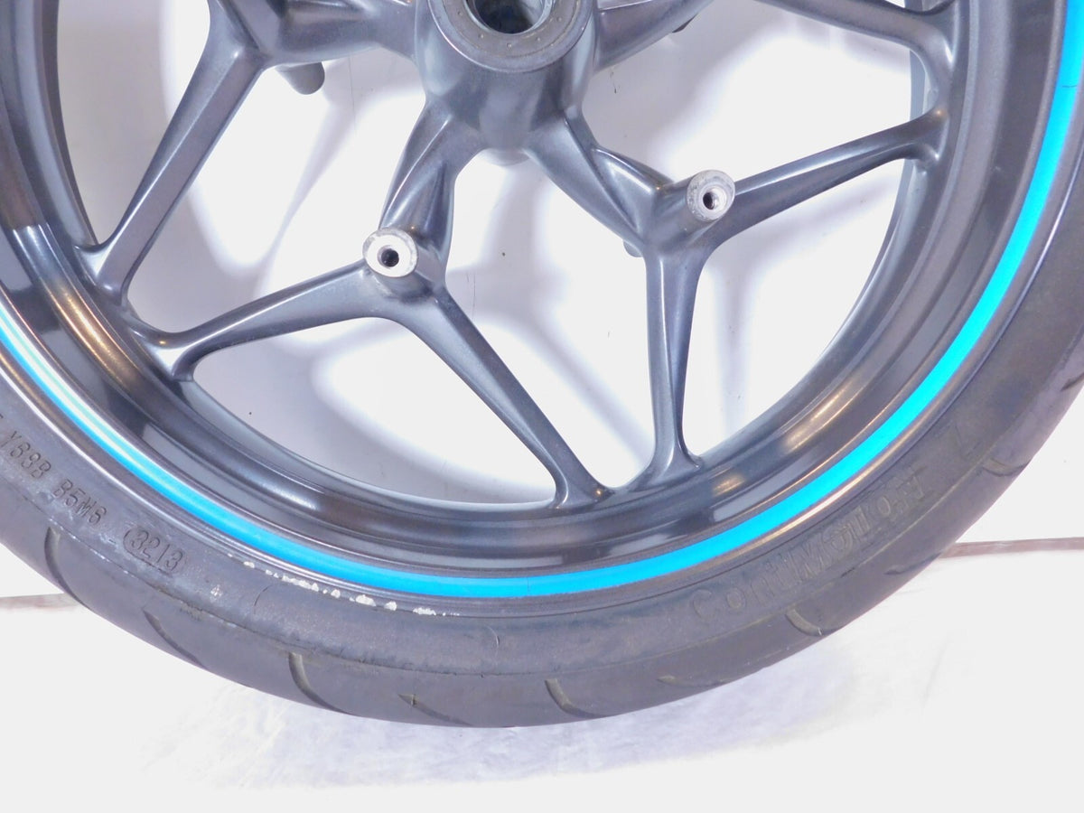 BMW K1200R K1200S & K1300GT K1300R K1300S Dark Slate Front Wheel Rim & Tire - C3 Cycle