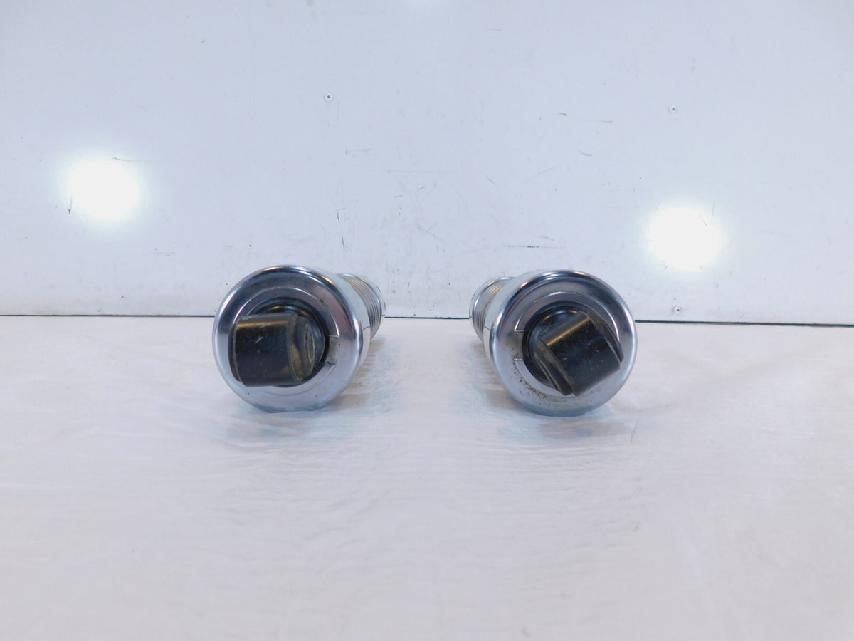 Harley Davidson Dyna Wide Glide & Street Bob Chrome Rear Shock Absorbers 12" - C3 Cycle