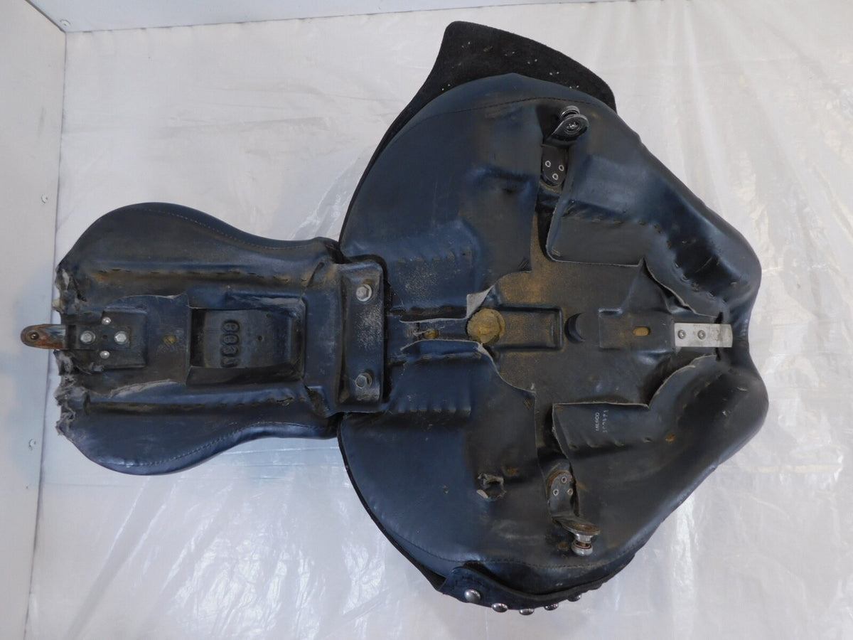 Harley Davidson Black Softail Heritage Classic Rider & Passenger Seat Saddle