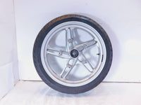 2000-2006 BMW R1150R R1150RS R1150RT Silver Front Wheel Rim & Tire 3.5x17"  Bent - C3 Cycle