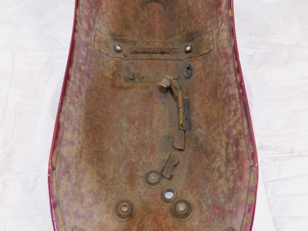 89 Yamaha Virago 1100 XV1100 Red & Silver Tail Rear Wheel Fender Mudguard Cover - C3 Cycle