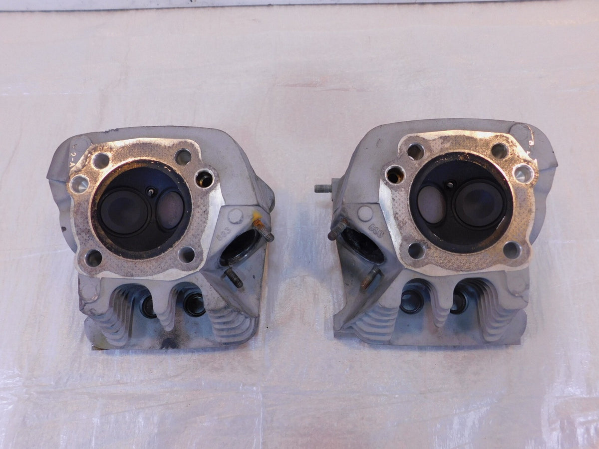 Harley Davidson Sportster 883 Cylinder Heads w/ Valves 16662-86B & 16663-86B - C3 Cycle