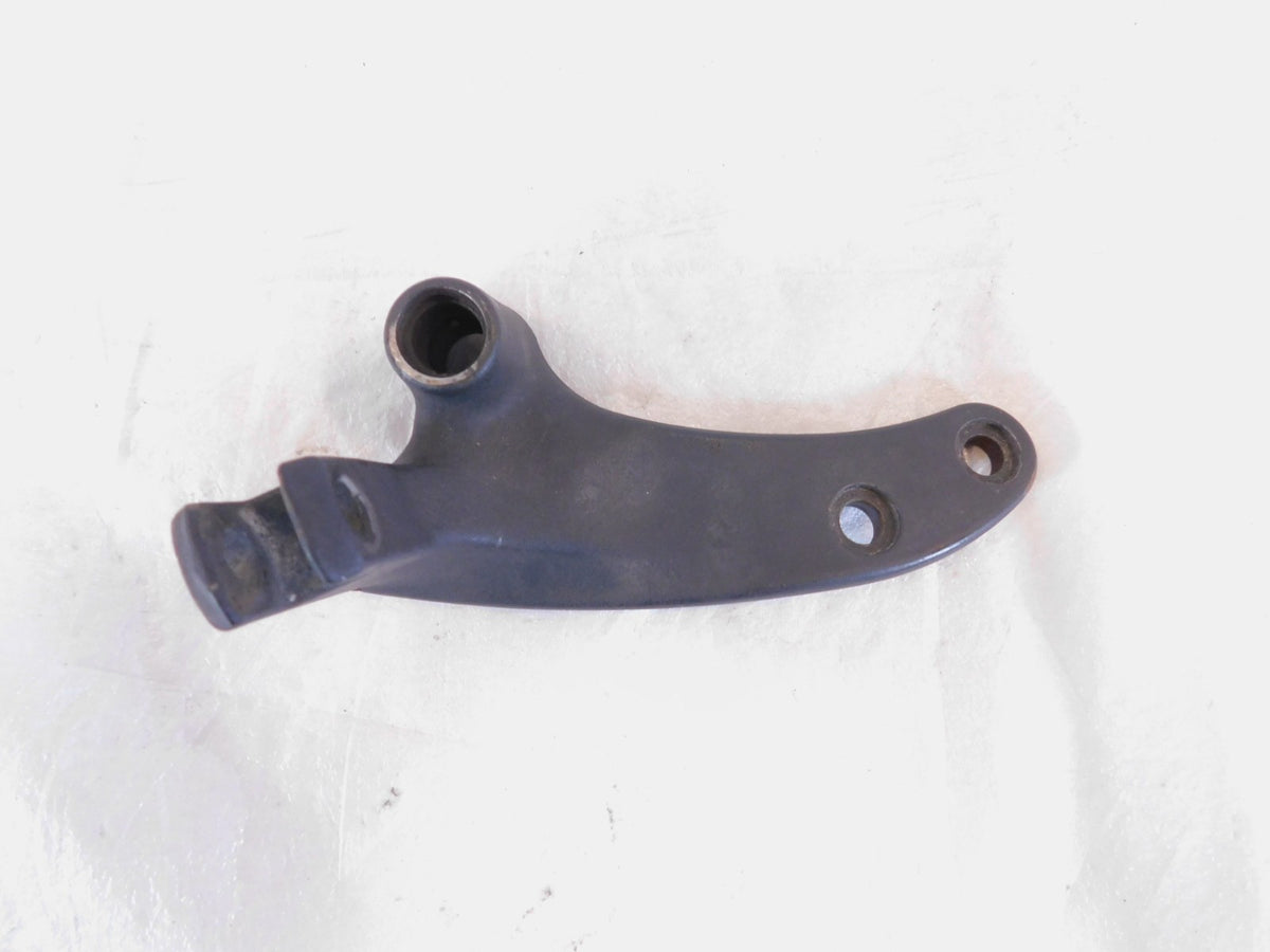 Harley Dyna Wide Glide & Fat Bob Forward Controls Black Left Footpeg Mount -Bent - C3 Cycle