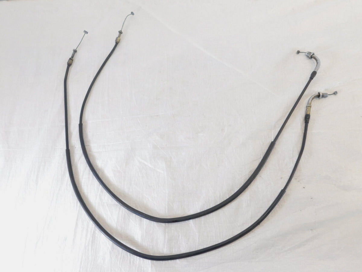 1978-1981 CX500 500 Deluxe Standard Front Handlebar Cables Throttle Open/Close - C3 Cycle