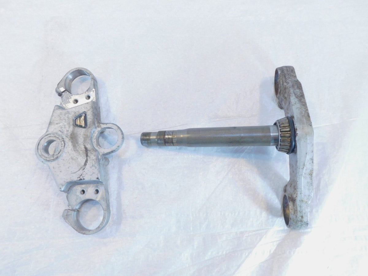 99-04 Triumph Sprint 955 ST RS Front Fork Steering Stem Upper/Lower Triple Trees - C3 Cycle