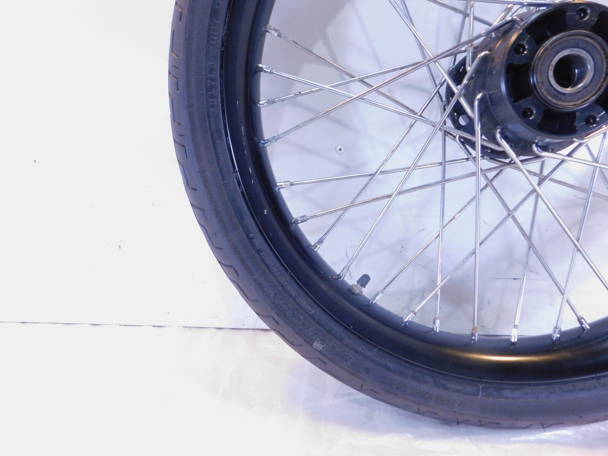 2011-2013 Harley Davidson Softail Blackline Laced Front Wheel Rim & Tire - BENT - C3 Cycle