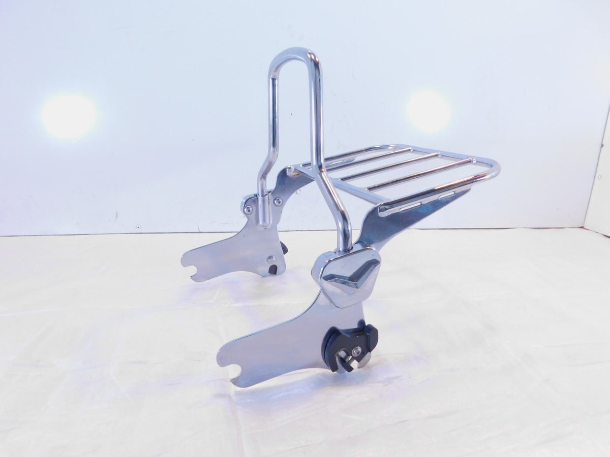 Harley Electra Glide & Road King Detachable Rear Sissybar Backrest Luggage Rack - C3 Cycle