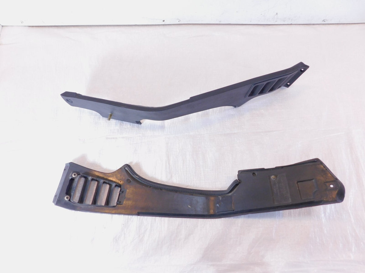 1984-1992 BMW K100RS Black Left/Right Inner Fairing Trim Cover Screen Panels - C3 Cycle