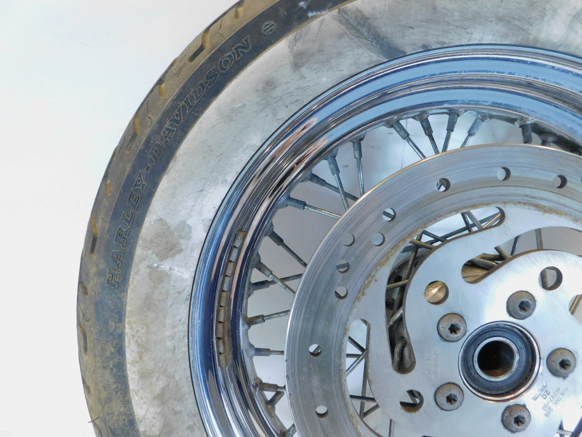Harley Davidson Road King & Electra Glide Profile Laced Front Wheel Rim w/ Tire - C3 Cycle