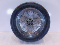 Harley Davidson Softail Heritage & Springer Black Spoked Rear Wheel Rim & Tire - C3 Cycle